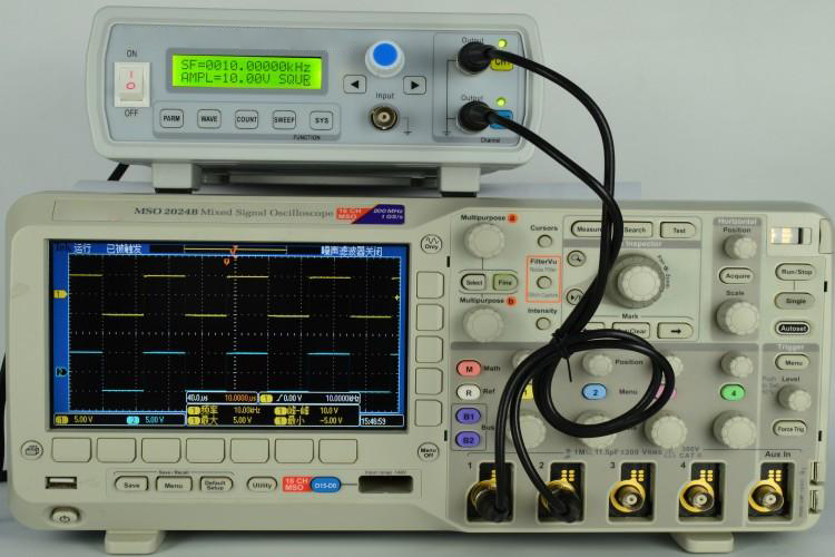 FY3224S (FY3200S-24M) 24MHz Dual-channel Arbitrary Waveform DDS Function Signal Generator Sine Square Wave Sweep Counter