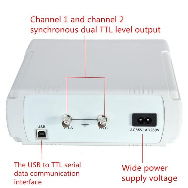 FY3224S (FY3200S-24M) 24MHz Dual-channel Arbitrary Waveform DDS Function Signal Generator Sine Square Wave Sweep Counter