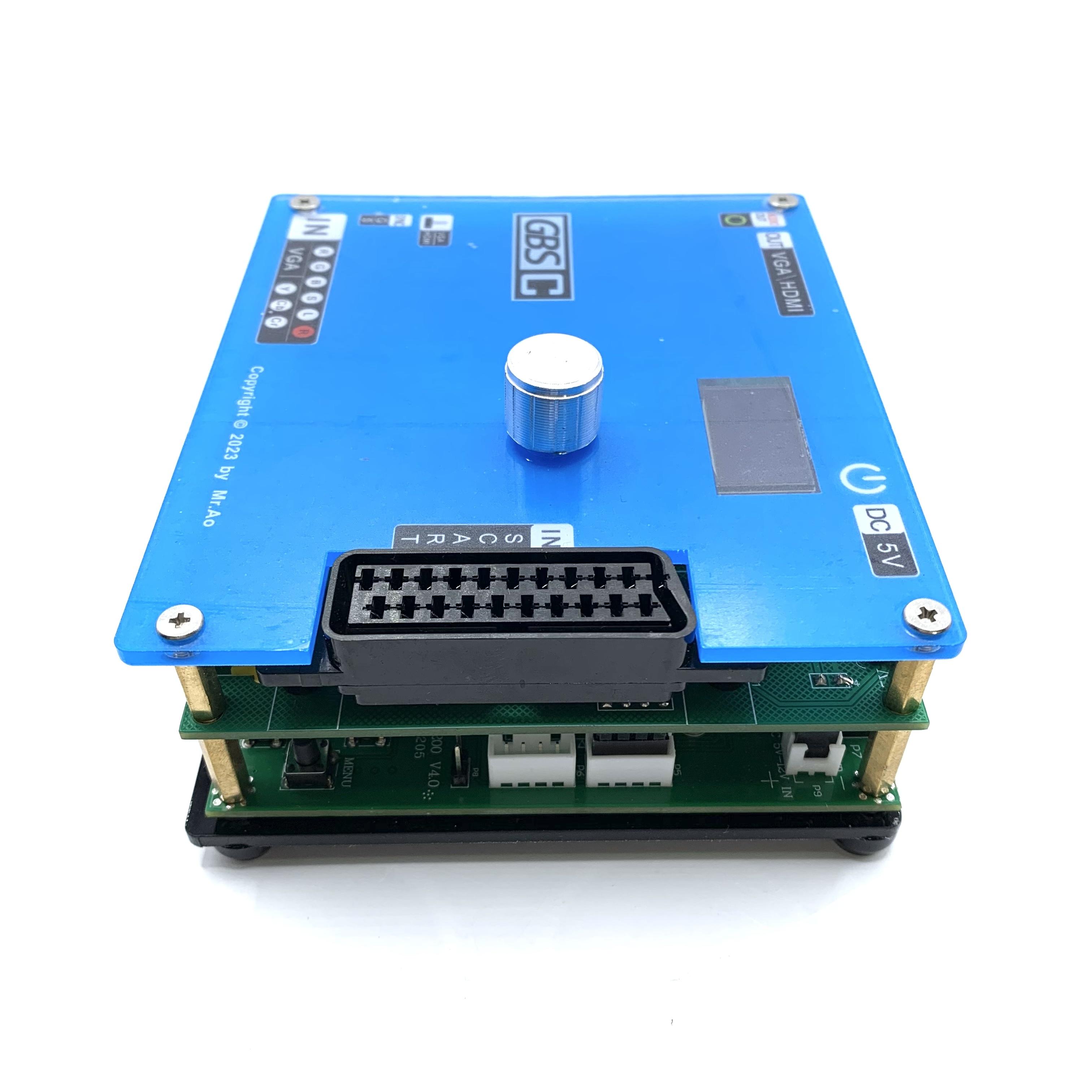 GBSC Converter GBS Control Video Converter RGBS VGA Scart Ypbpr Signal to VGA HDMI Game Video Transcoder Practical Retro Game Accessory