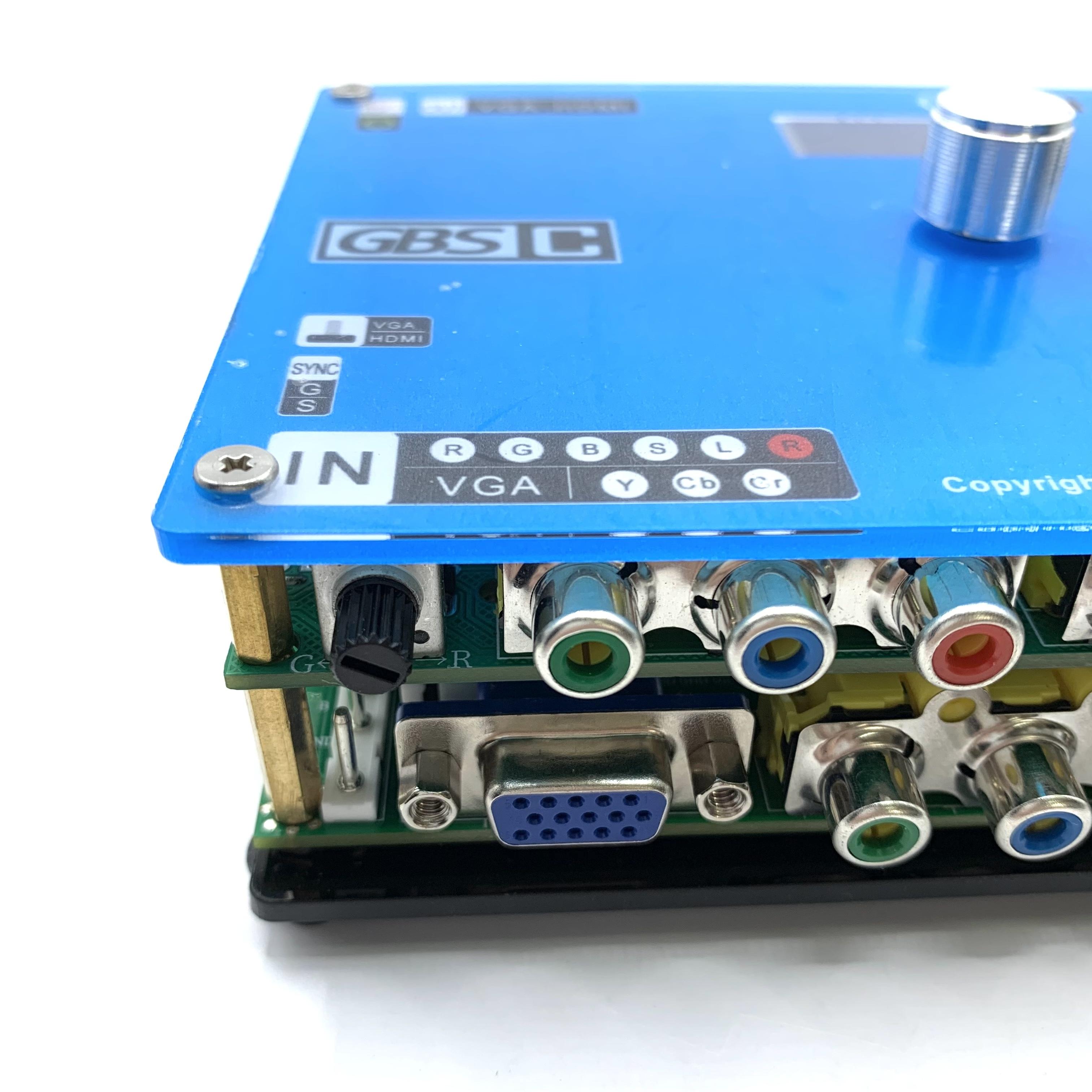 GBSC Converter GBS Control Video Converter RGBS VGA Scart Ypbpr Signal to VGA HDMI Game Video Transcoder Practical Retro Game Accessory