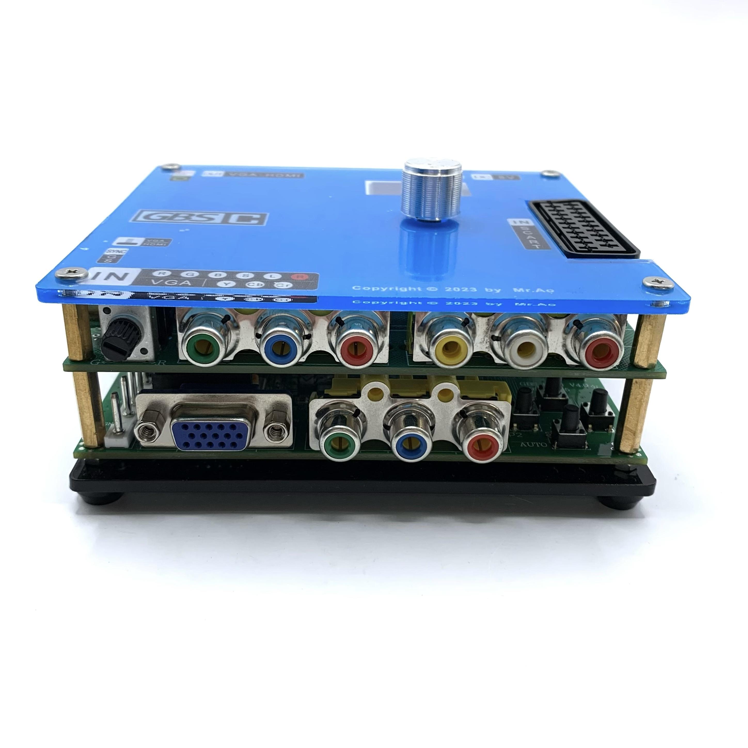 GBSC Converter GBS Control Video Converter RGBS VGA Scart Ypbpr Signal to VGA HDMI Game Video Transcoder Practical Retro Game Accessory