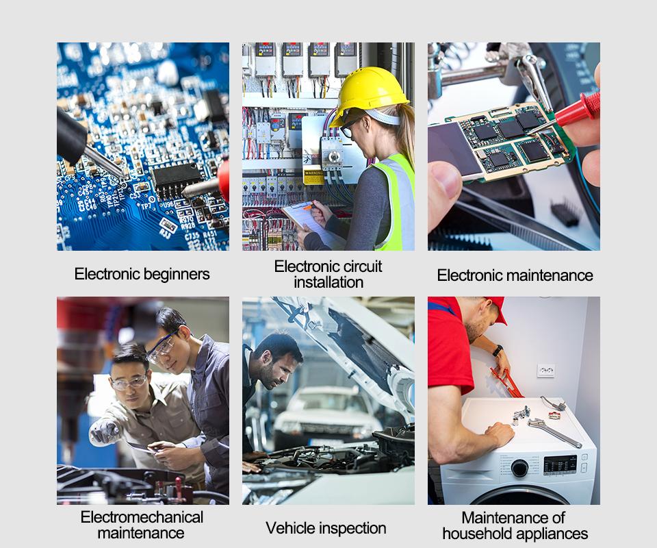 Digital Pen Type Multimeter Smart DC AC Voltage Tester Voltmeter Auto Range Resistance Capacitance True RMS Multi-meter