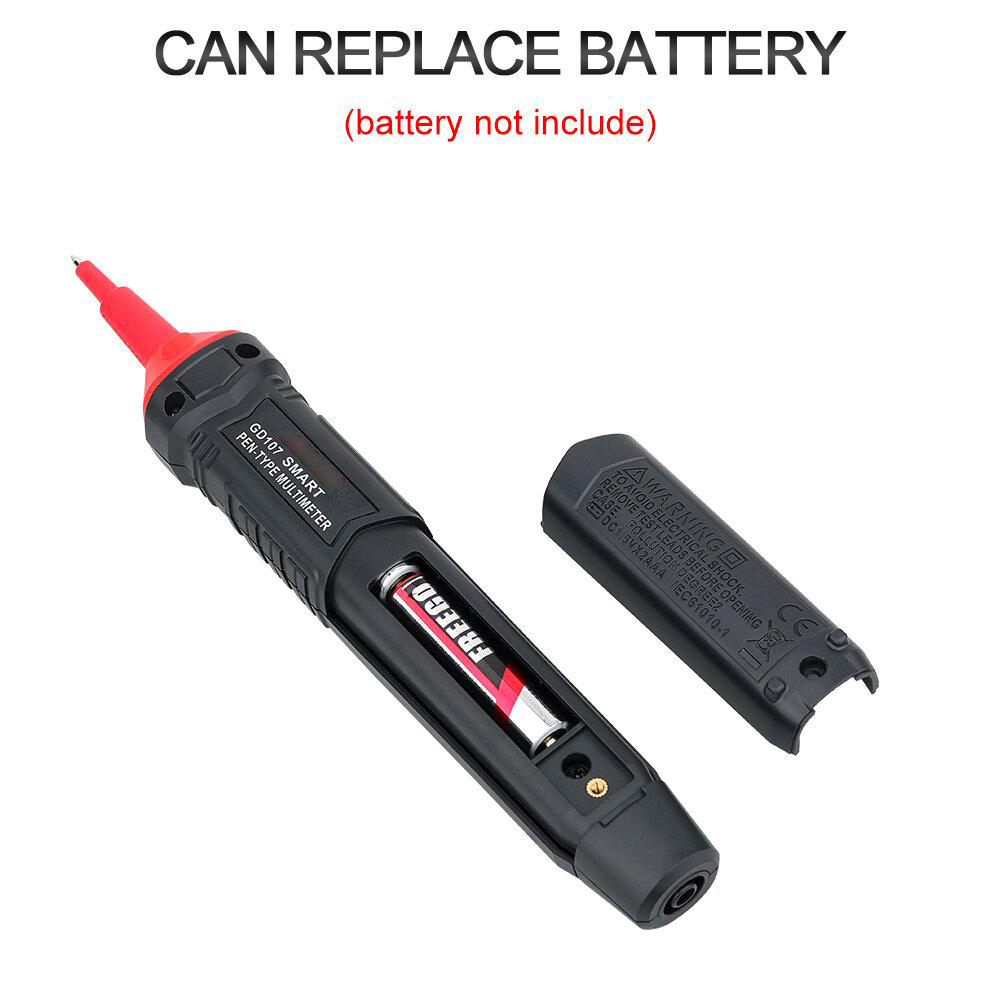 Digital Pen Type Multimeter Smart DC AC Voltage Tester Voltmeter Auto Range Resistance Capacitance True RMS Multi-meter