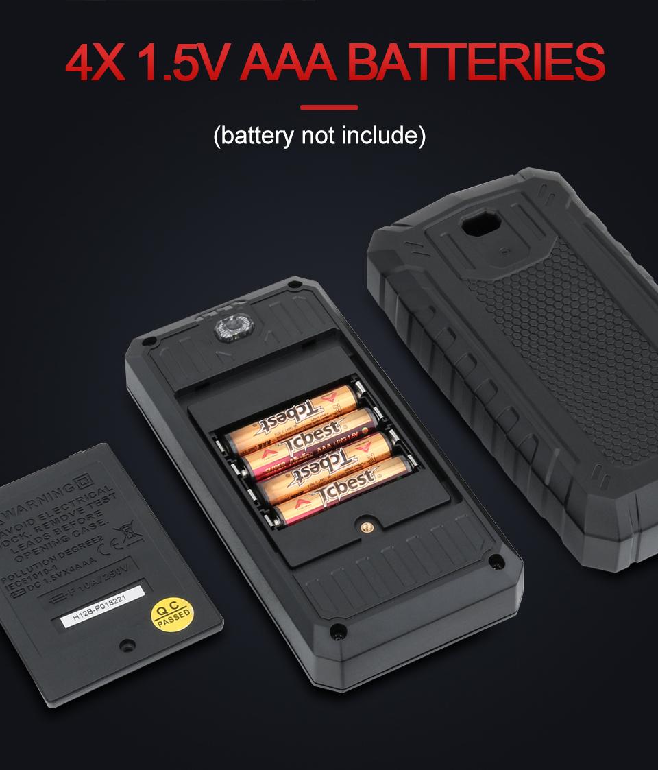 NEW Generation Digital Multimeter 600V Ture RMS AC DC NCV Smart Multimetro Tester Ohm Capacitance Hz Voltage Meter