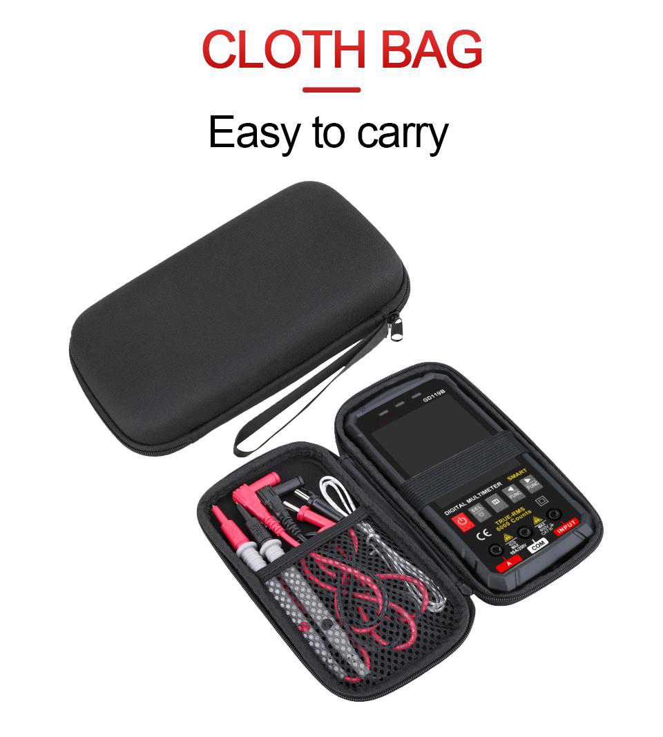 NEW Generation Digital Multimeter 600V Ture RMS AC DC NCV Smart Multimetro Tester Ohm Capacitance Hz Voltage Meter