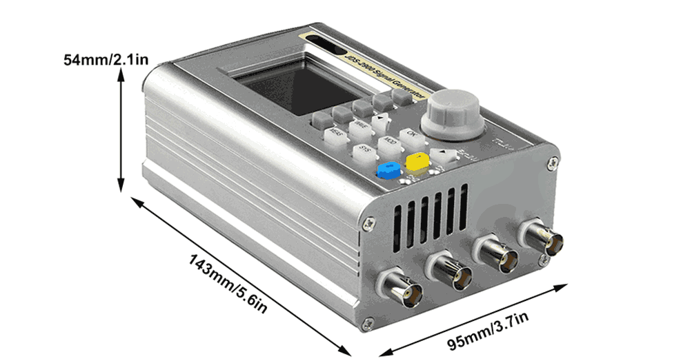 JDS2900 series 15MHz- 60MHz DDS function signal generator CNC dual-channel frequency counter Arbitrary waveform generator
