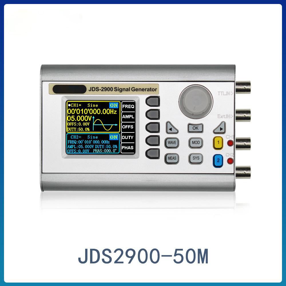 JDS2900 series 15MHz- 60MHz DDS function signal generator CNC dual-channel frequency counter Arbitrary waveform generator
