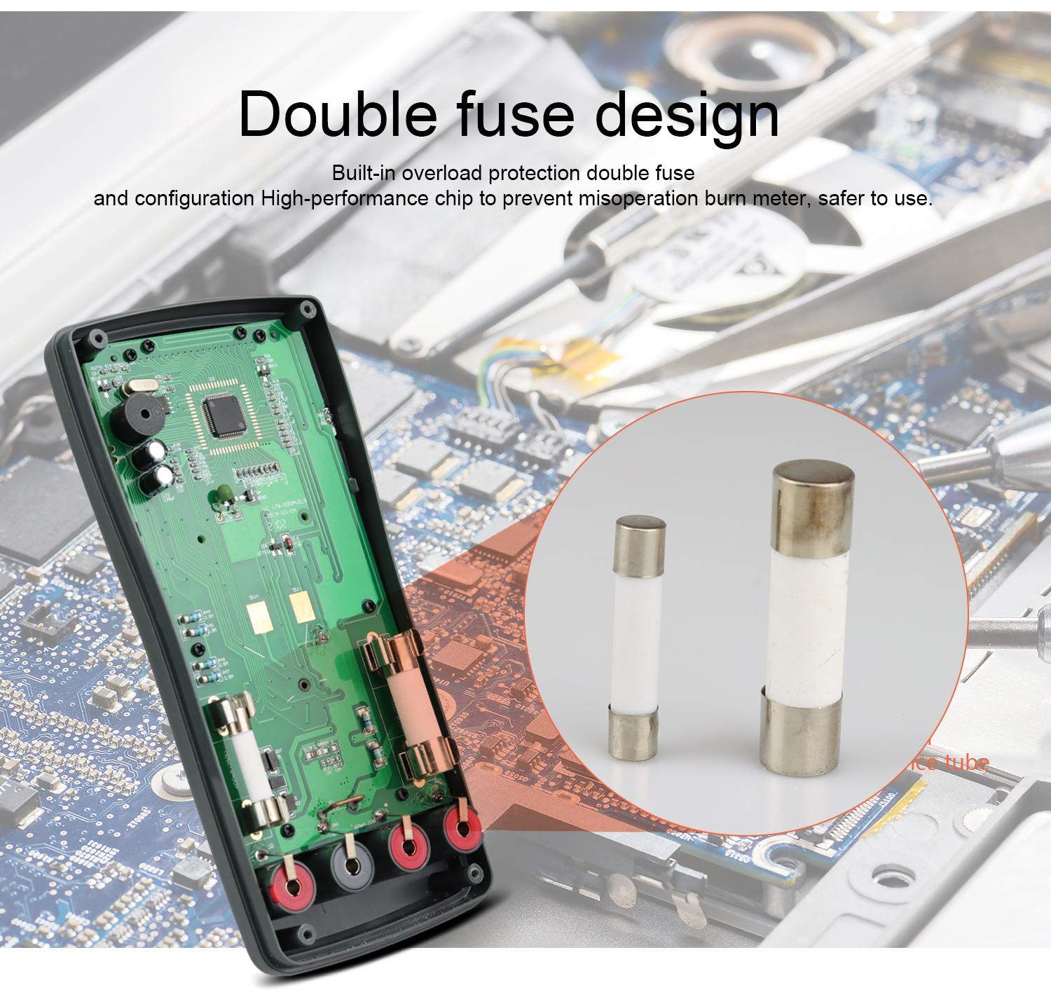 KM-DM02S Digital Multimeter with Voice Broadcast True RMS Measurement Non-Contact Voltage Detection High Precision Auto-Ranging Multimeter