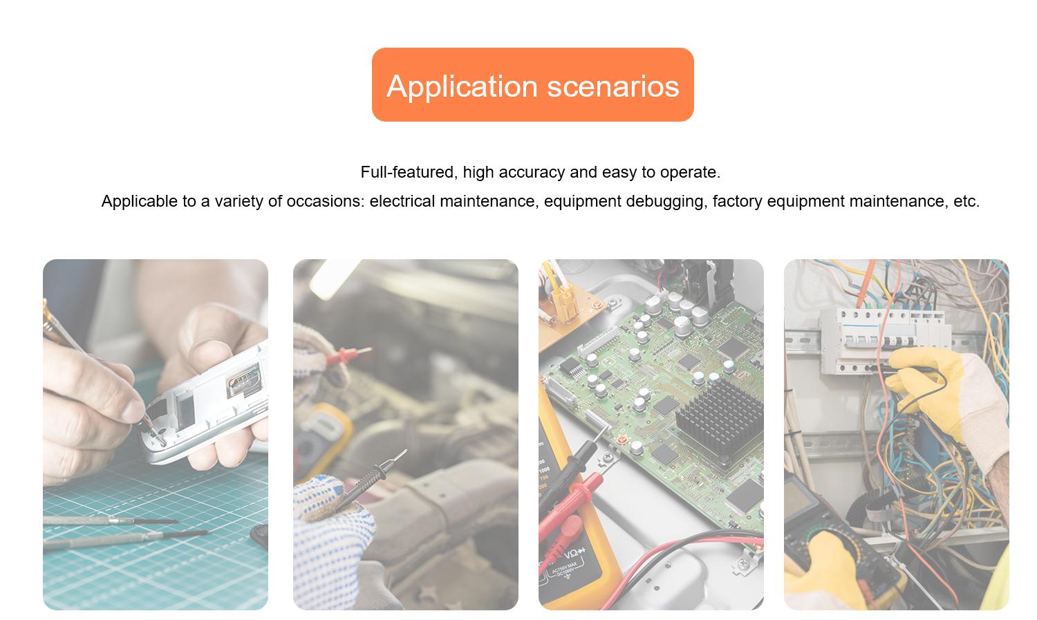KM-DM02S Digital Multimeter with Voice Broadcast True RMS Measurement Non-Contact Voltage Detection High Precision Auto-Ranging Multimeter