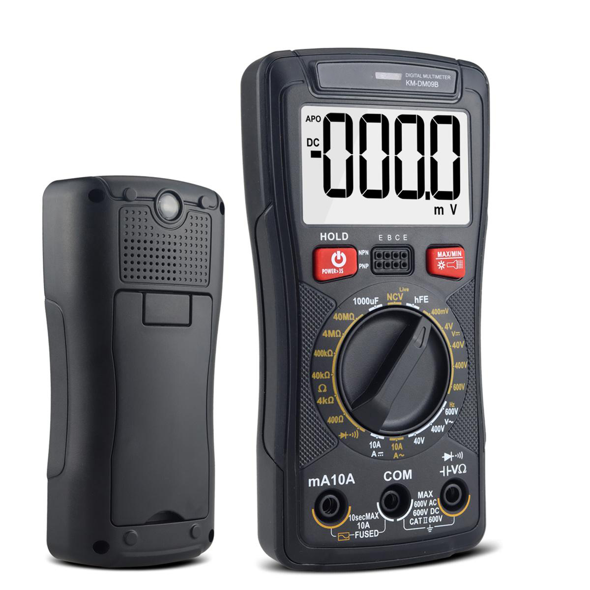 KM-DM09A/B/C Digital Multimeter High Precision DC/AC Voltage Current Resistance Capacitance True RMS NCV Diode Test Best for Electronics