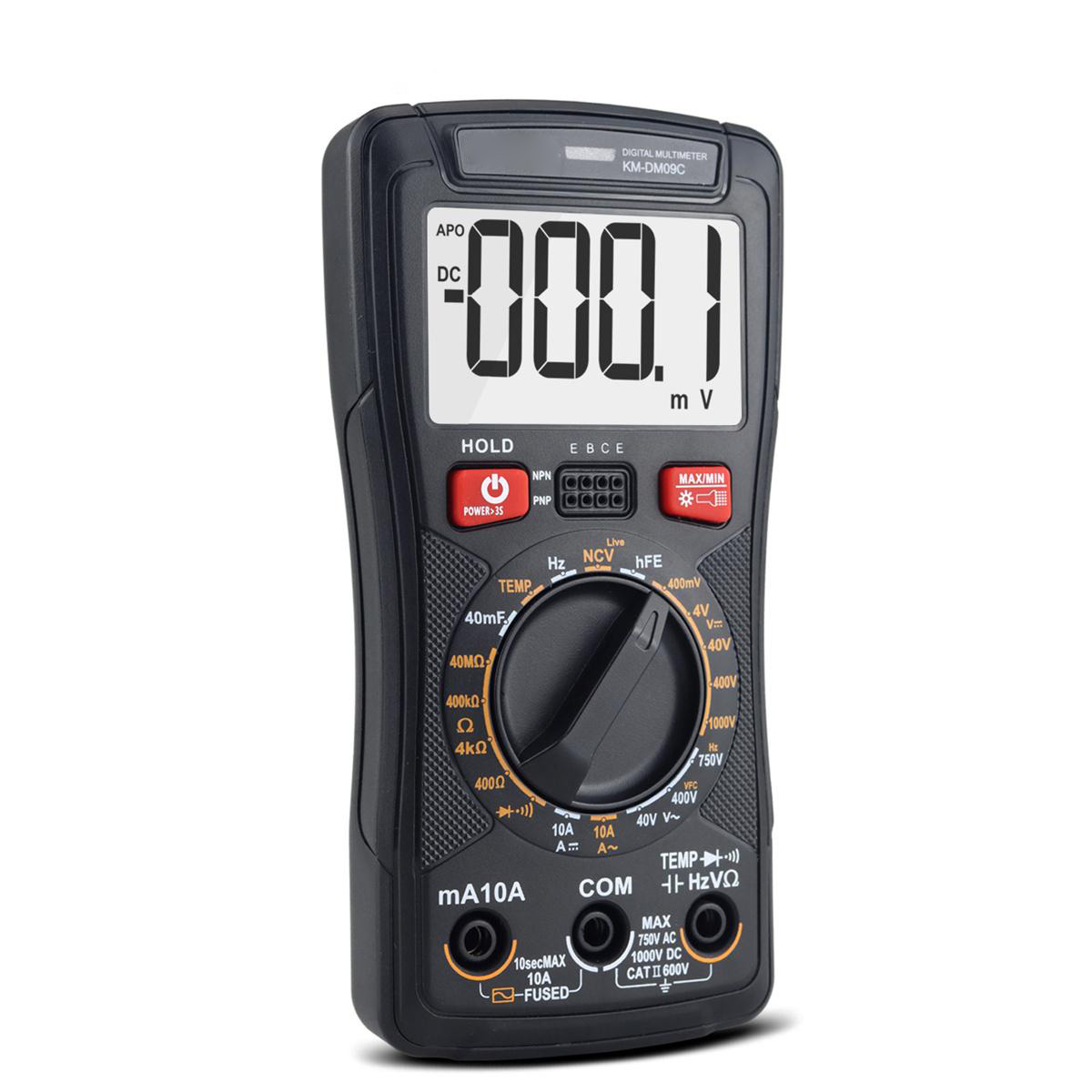 KM-DM09A/B/C Digital Multimeter High Precision DC/AC Voltage Current Resistance Capacitance True RMS NCV Diode Test Best for Electronics