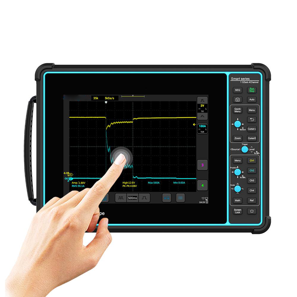 SATO2002 2 Channels Automotive Tablet Oscilloscope 200MHz 1GSa/s 70Mpts Wi-Fi USB Type-C Touch-Control Diagnostic Tool