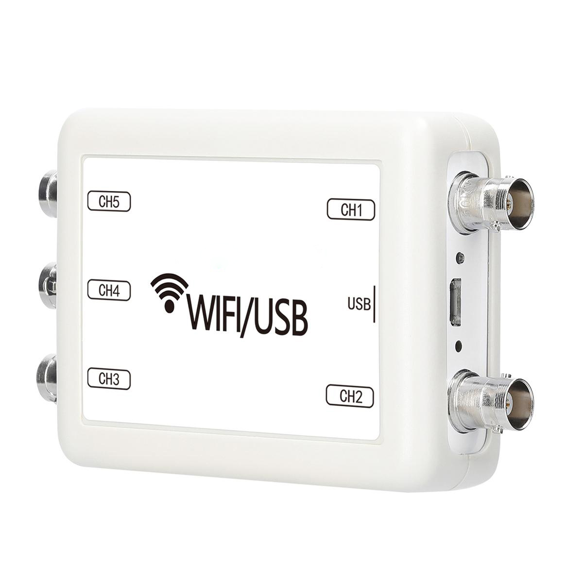 ET601/ET602 Wi-Fi USB 5 Channels Virtual Oscilloscope Wireless Storage Oscilloscope Recorder Car Automobile Repair Tools