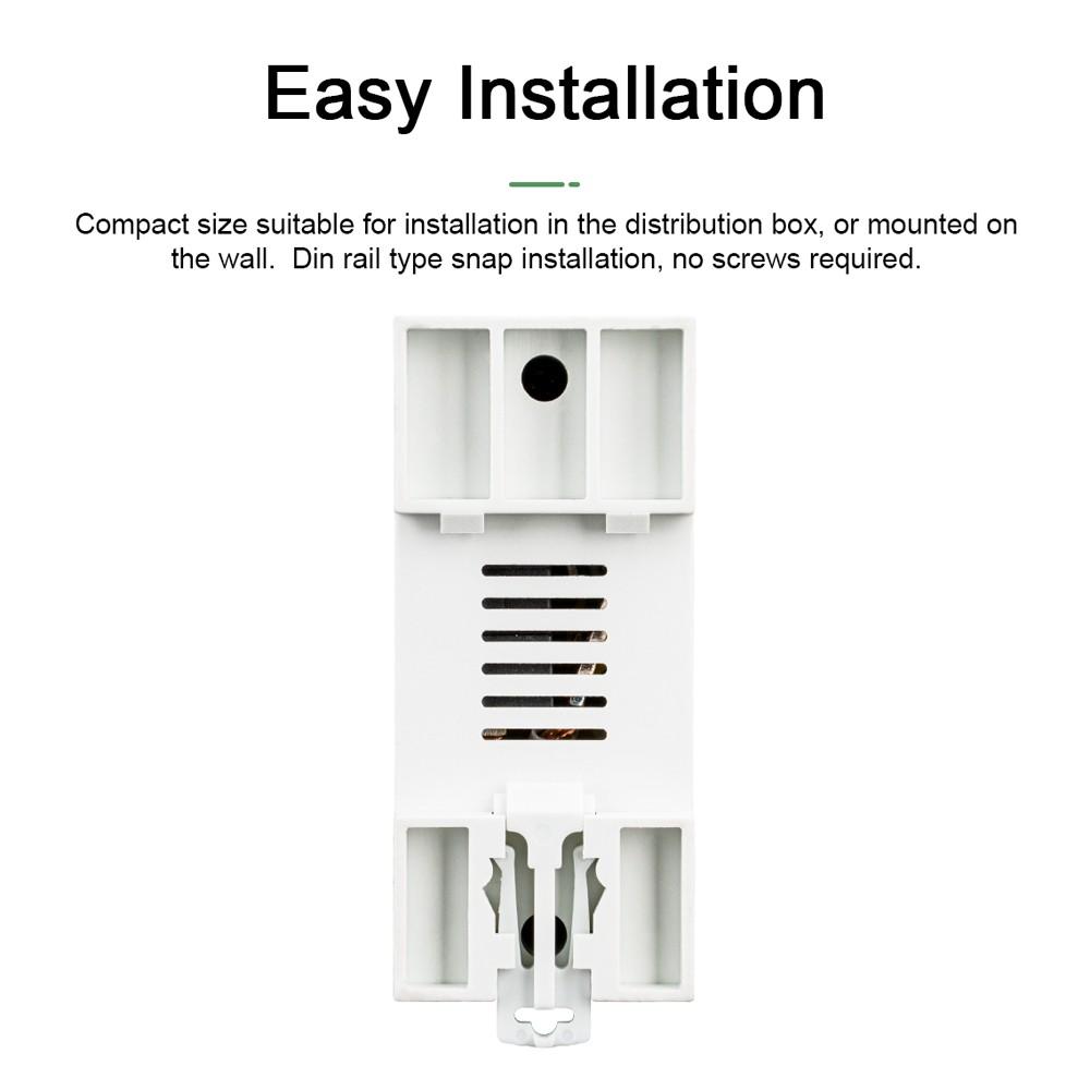 WiFi Intelligent Automatic Reclosing Protector Multifunctional Current Voltage Monitoring Meter LCD Display Switch Power Meter Protections