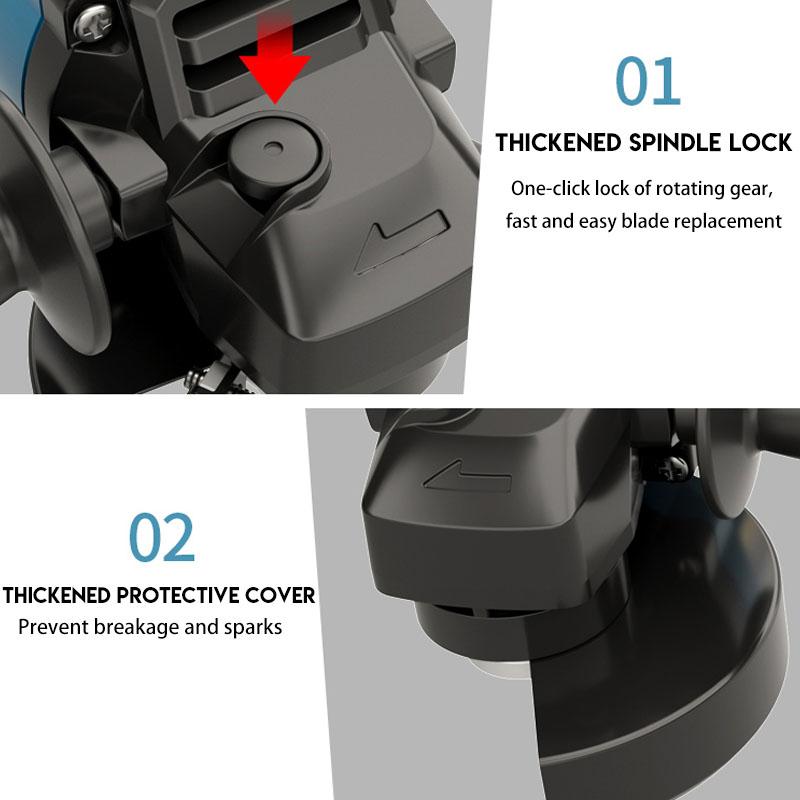 100mm Brushless Angle Grinder Polishing Cordless Cutting Machine Sanding Tool For Makita 18V Battery