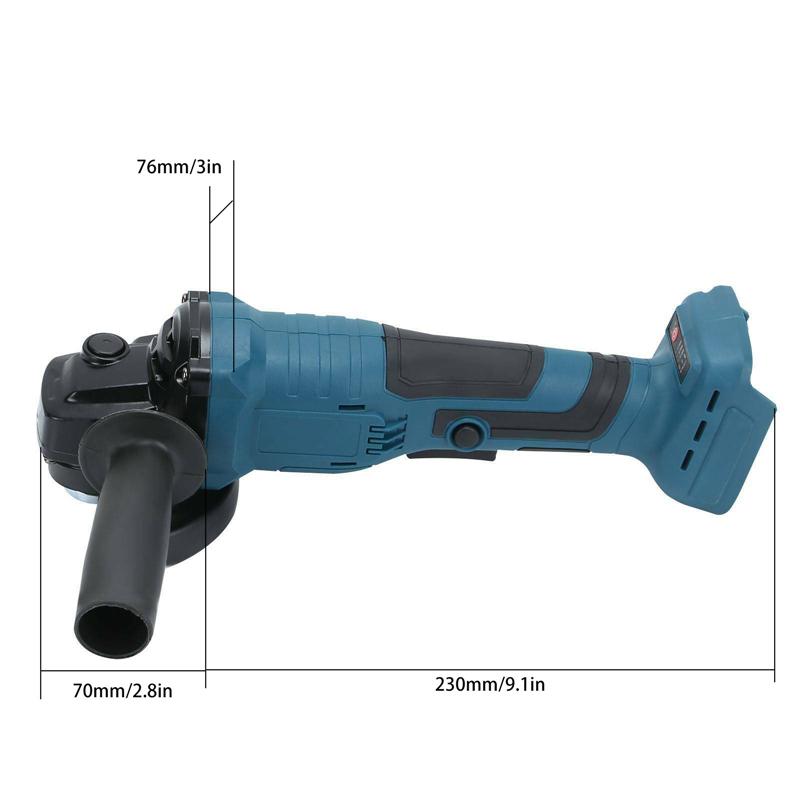 100mm Brushless Angle Grinder Polishing Cordless Cutting Machine Sanding Tool For Makita 18V Battery