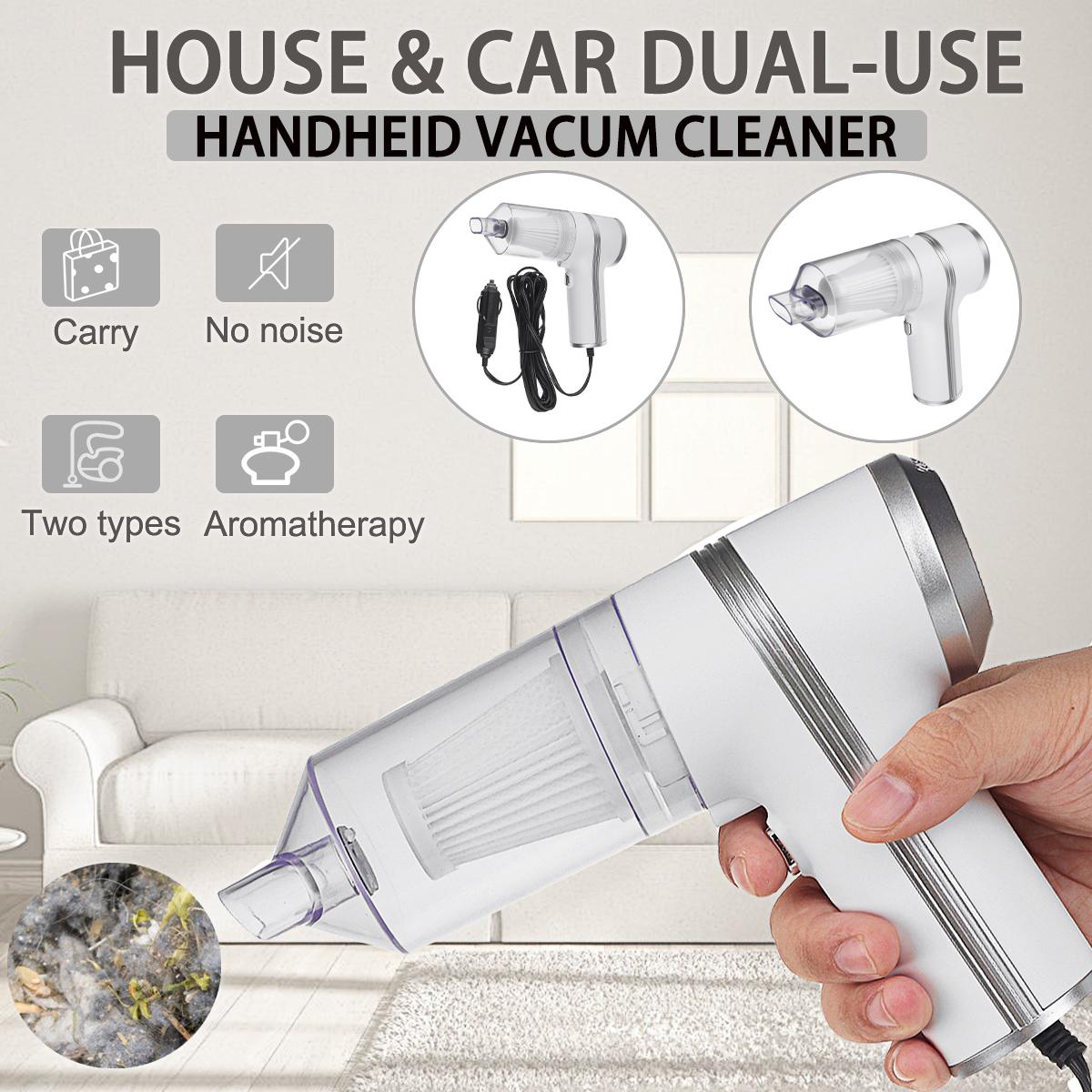120W 6000PA Cordless Aromatherapy Vacuum Cleaner Handheld Rechargeable Portable Aroma Diffuser Car Home