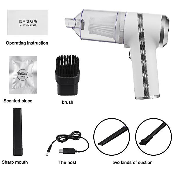 120W 6000PA Cordless Aromatherapy Vacuum Cleaner Handheld Rechargeable Portable Aroma Diffuser Car Home