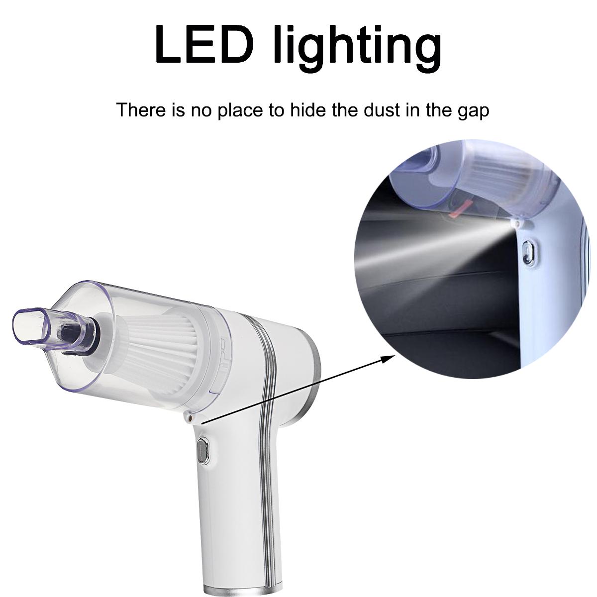 120W 6000PA Cordless Aromatherapy Vacuum Cleaner Handheld Rechargeable Portable Aroma Diffuser Car Home