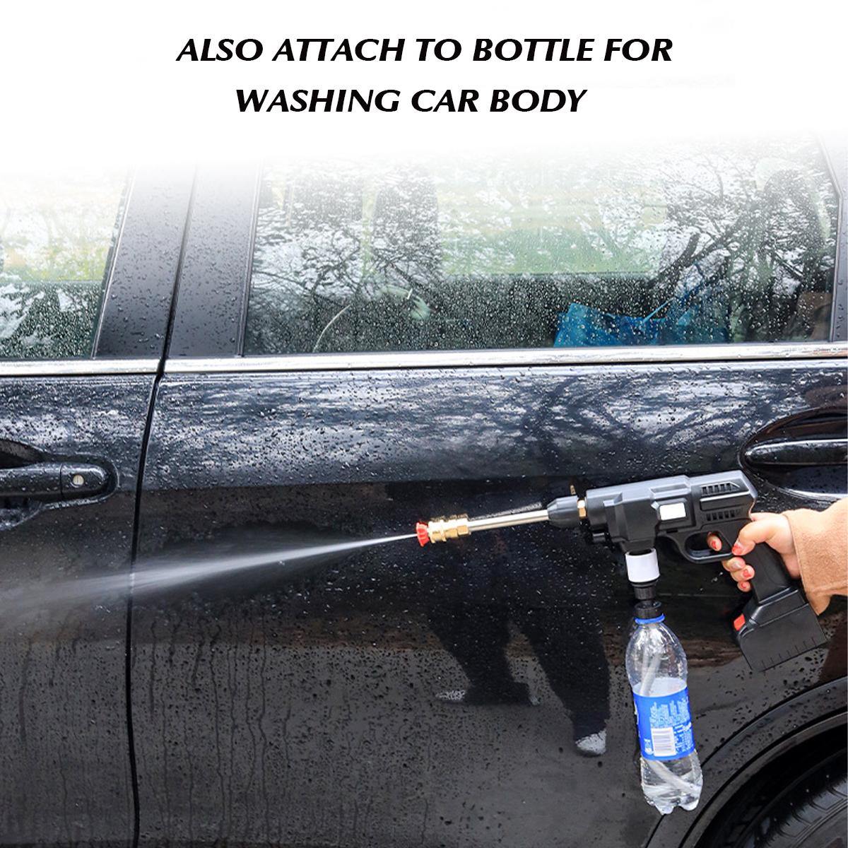 120W Car High Pressure Power Washer Spray Water Guns Nozzle Hose Tips Garden Wash