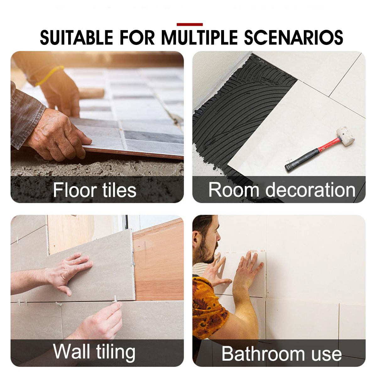 12V/24V 125mm 5 Speed Electric Tiler Tiling Machine Vibrator Suction LED Ceramic Floor Tile Tiler Power Tools W/1pc/2pcs Battery EU Plug