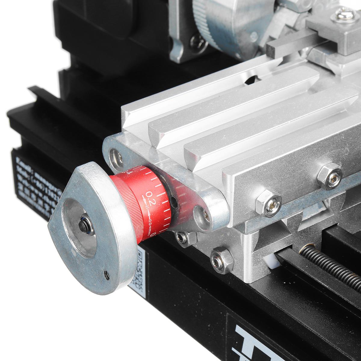 12V DC 2A 24W Multi-purpose Mini Wood Lathe Metal Rotating Lathe Machine