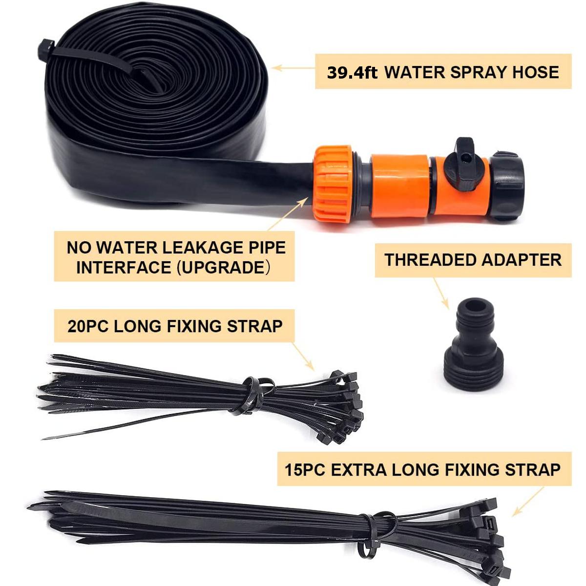 12m Spray Hose Trampoline Sprinkler Water Spray Kids Outdoor Enjoy Summer Backyard Water Park Game