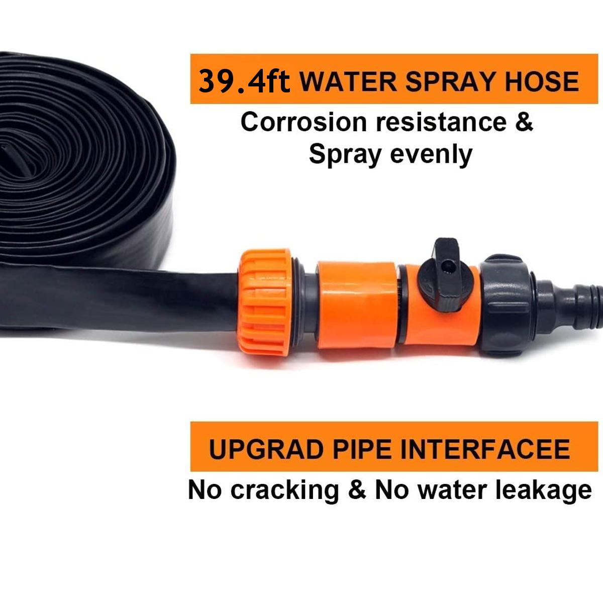 12m Spray Hose Trampoline Sprinkler Water Spray Kids Outdoor Enjoy Summer Backyard Water Park Game