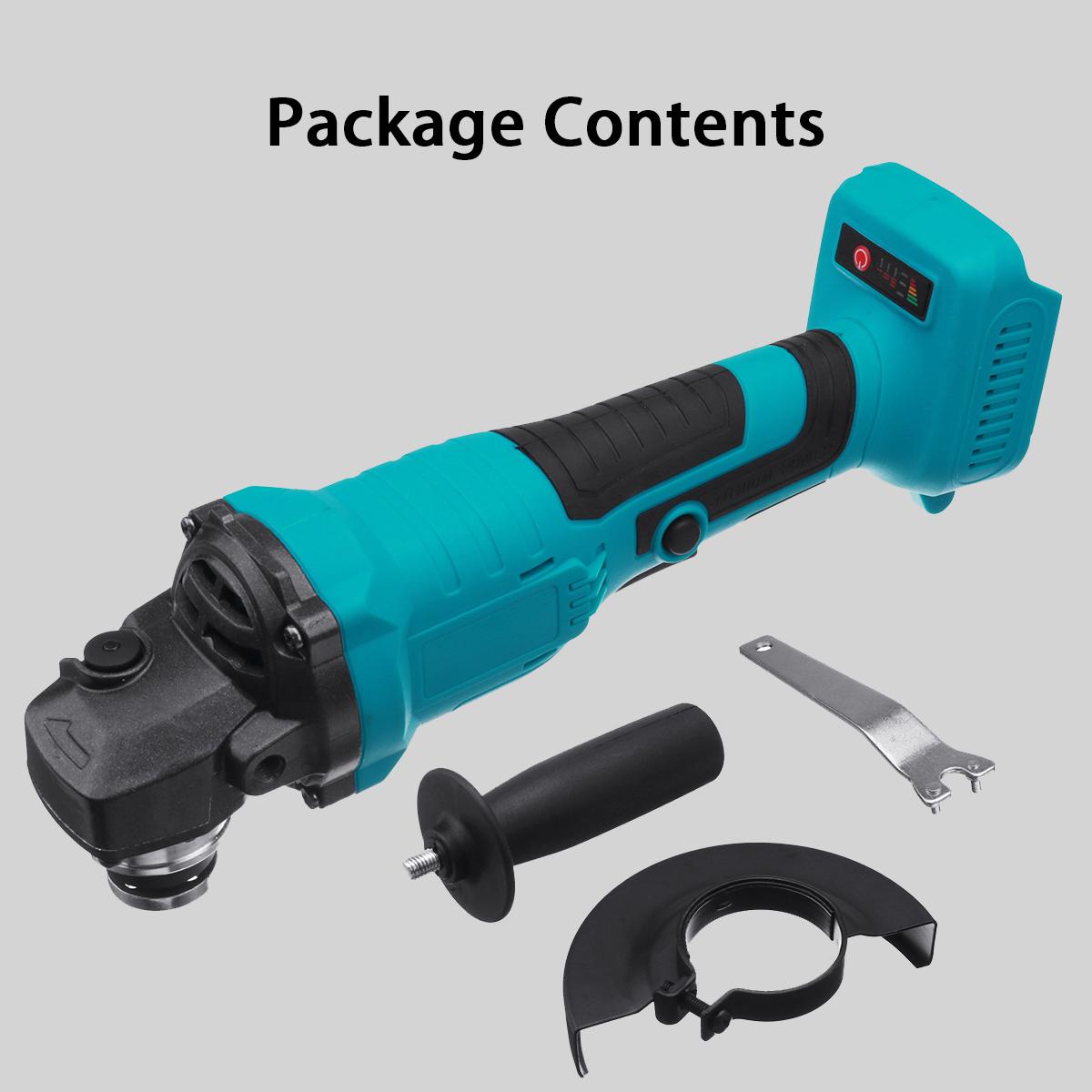13000RPM 100mm Brushless Wireless Impact Angle Grinder For Makita 18V Battery