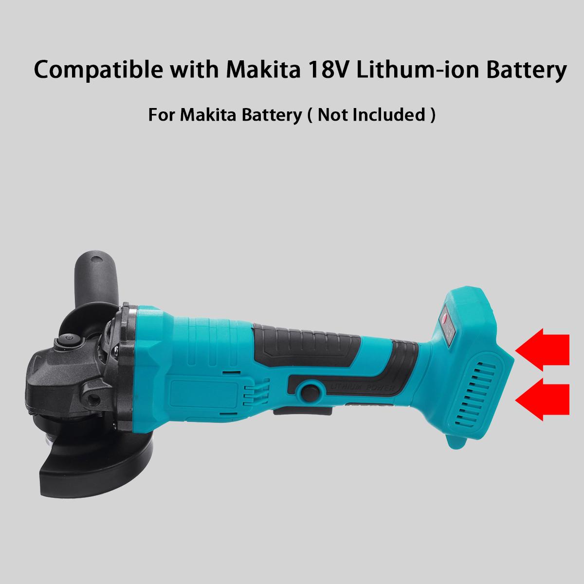 13000RPM 100mm Brushless Wireless Impact Angle Grinder For Makita 18V Battery