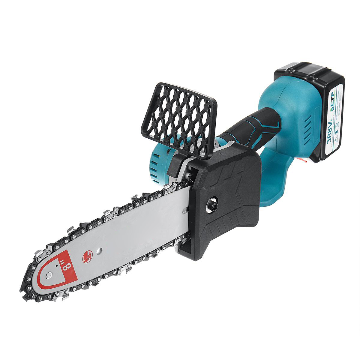 1500W 8inch Cordless Electric Chain Saw Brushless Motor Power Tools Rechargeable Lithium Battery