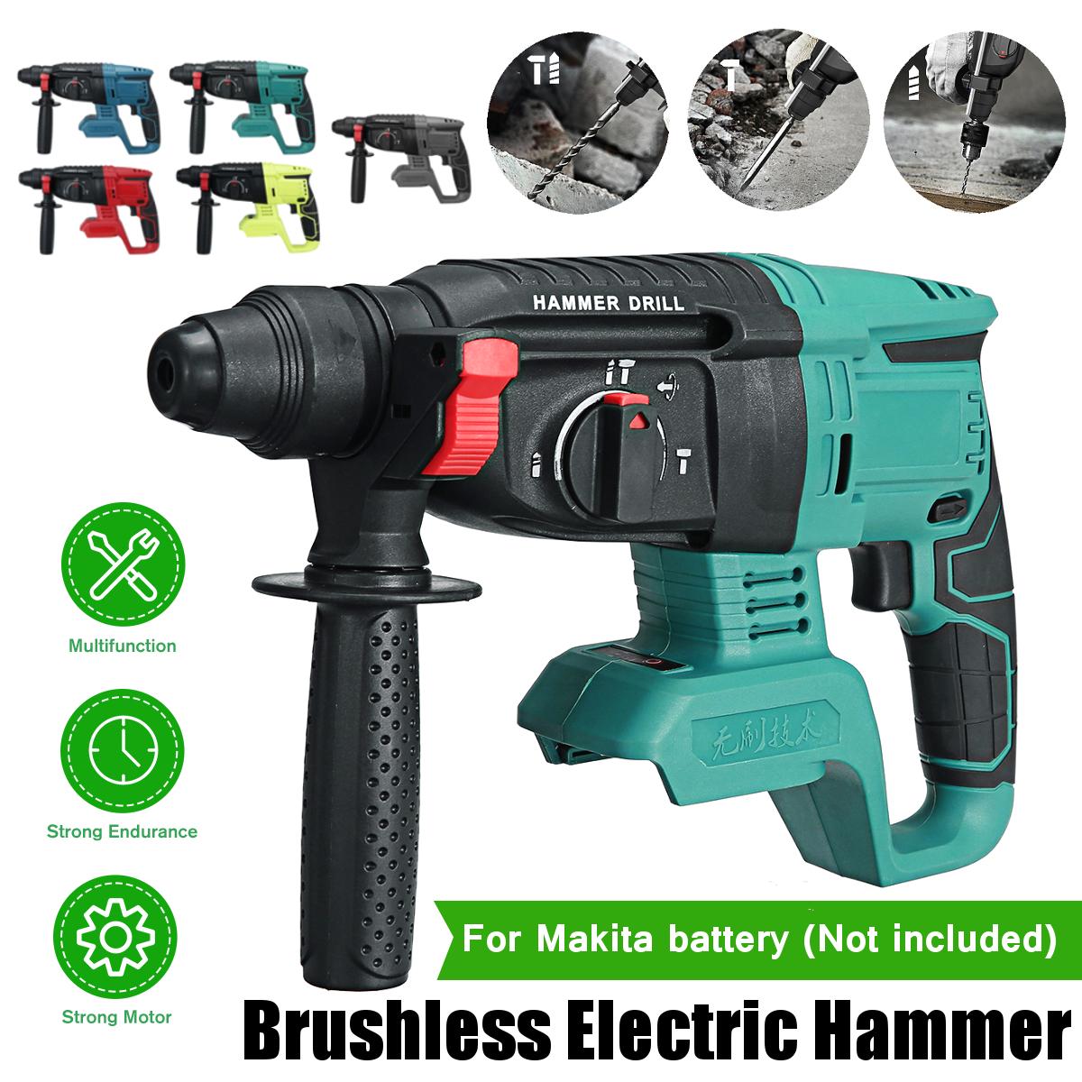 18V Multifunctional Brushless Electric Hammer Electric Demolition Jack Hammer Impact Drill Concrete