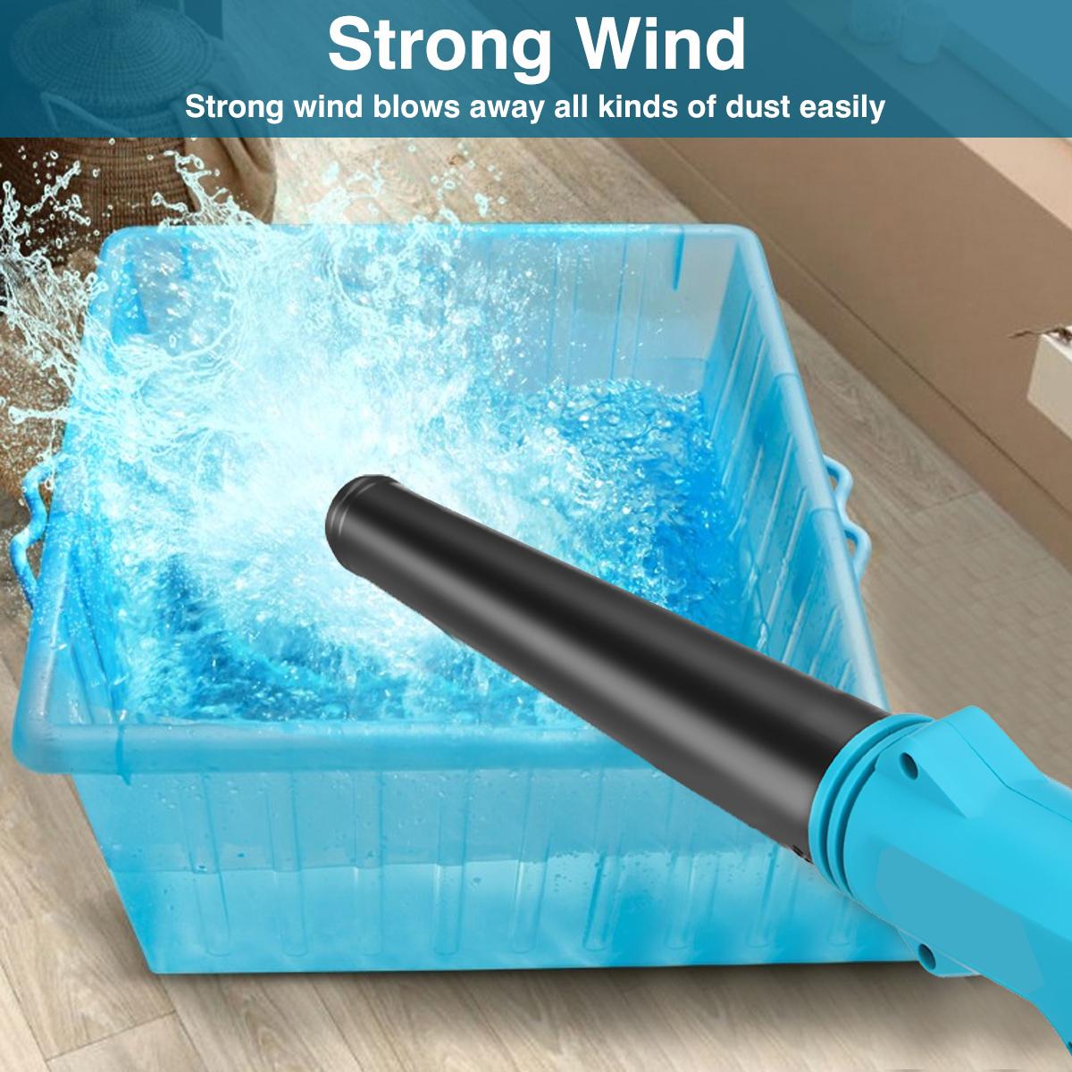 198VF 19800mAh Cordless Vacuum Blower Clean Air Blower Garden Leaves Dust Collector Power Tool