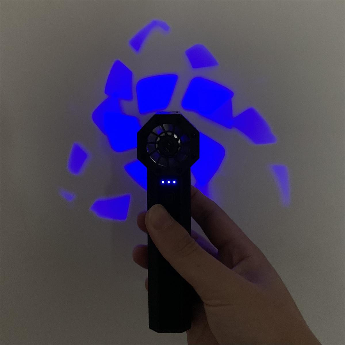 1PC Mini Turbo Fan 130,000RPM Turbo Violent Fan High Speed Brushless Motor Powerful Blower Duct Fan Build in 21700 Batteries