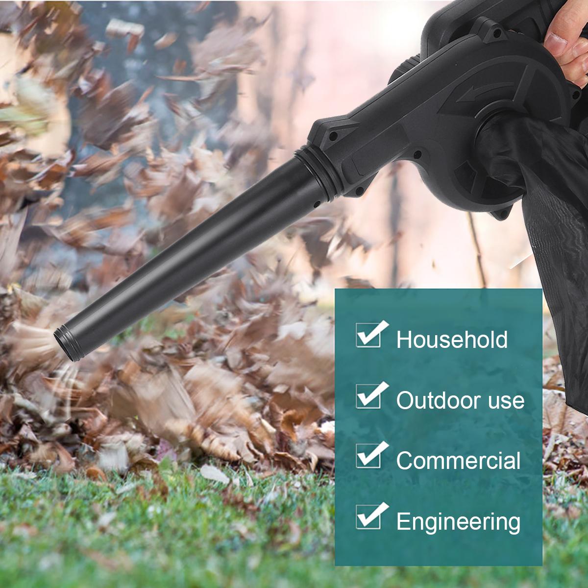 2 in 1 Cordless Electric Air Blower Garden Leaf Dust Car Cleaner Tool W/ None/1/2pcs Battery Also for Makita 18V Battery