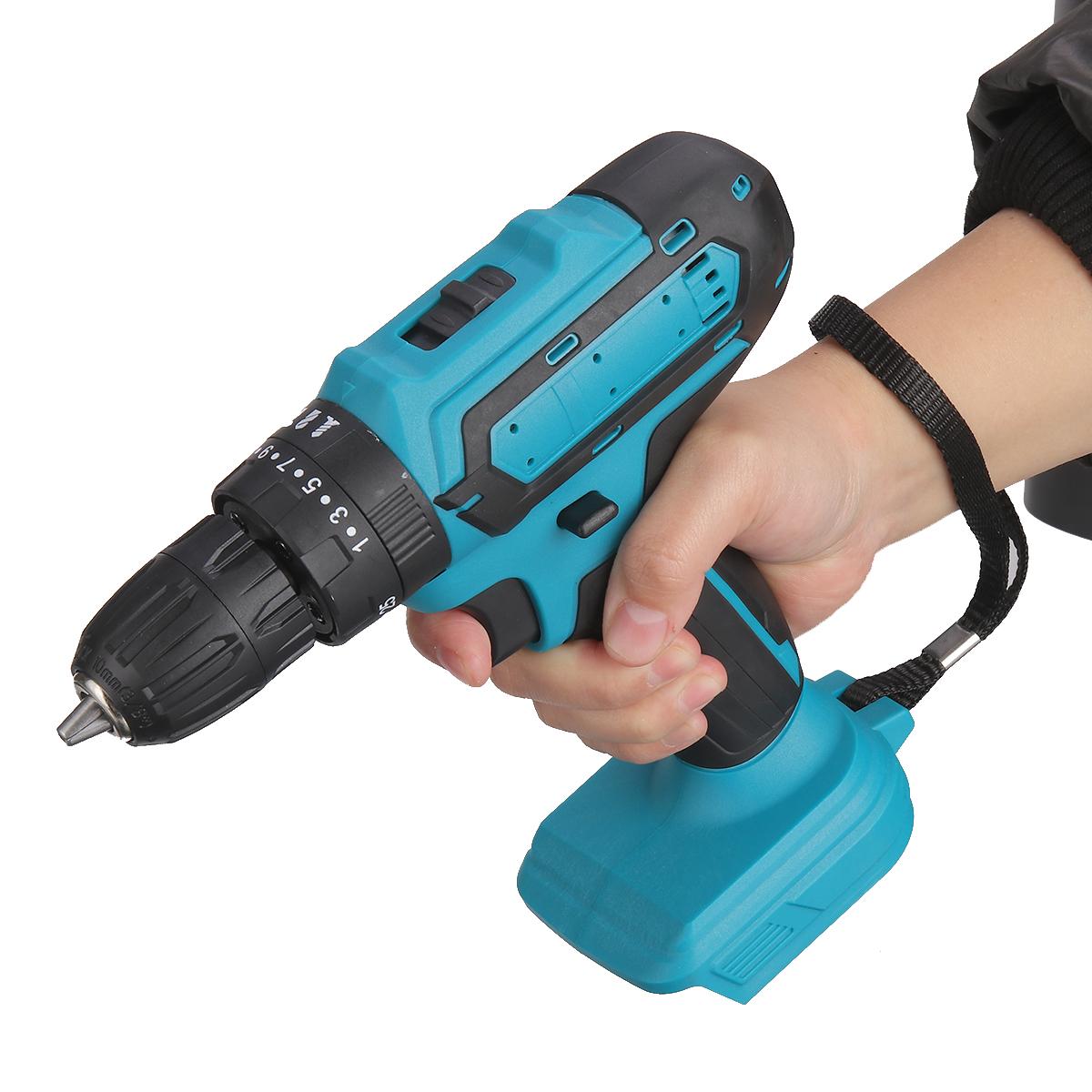 20V 1500RPM 15-30N.m Brushless Motor Cordless Electric Drill with Impact Function