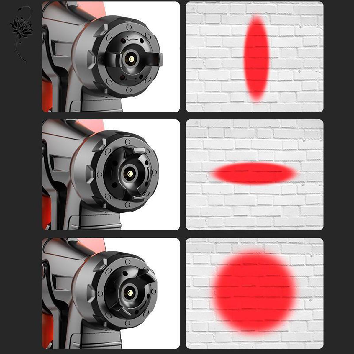 21V 1300mAh Paint Spray Guns Craft Painting Tool Spray Model Airbrush Electric Paint Sprayer W/ 1/2 Battery