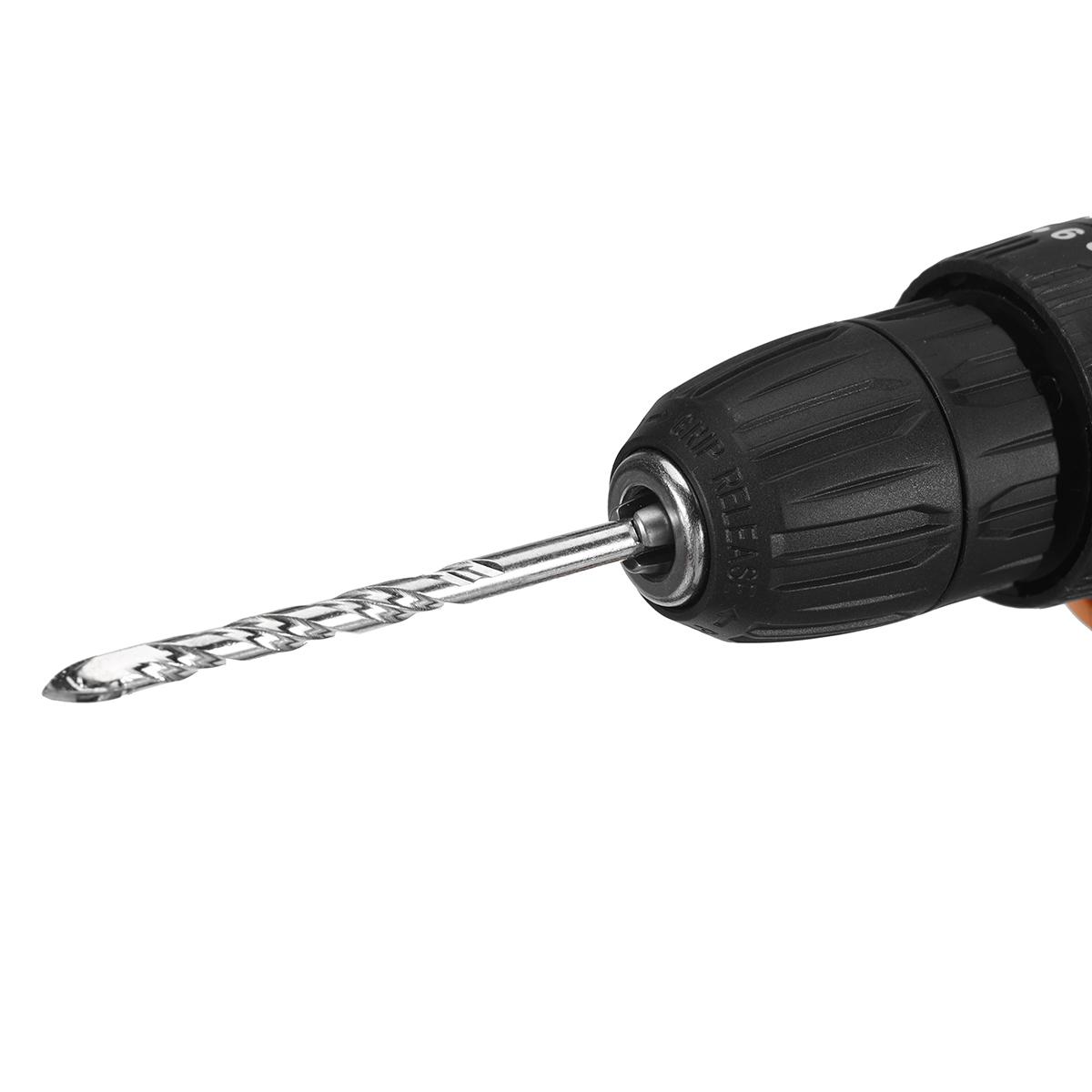 21V Electric Power Drill with Adjustable Speed 180W 28Nm Maximum Torque Reversible Function Drills in Wood and Steel Digital Display