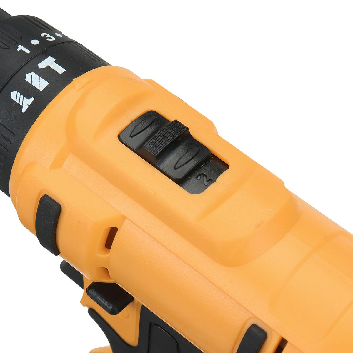 21V Multifunctional Handheld Drill with Digital Display Battery Powerful 1450RPM 180W Rated Power & Rechargeable Lithium-Ion Battery