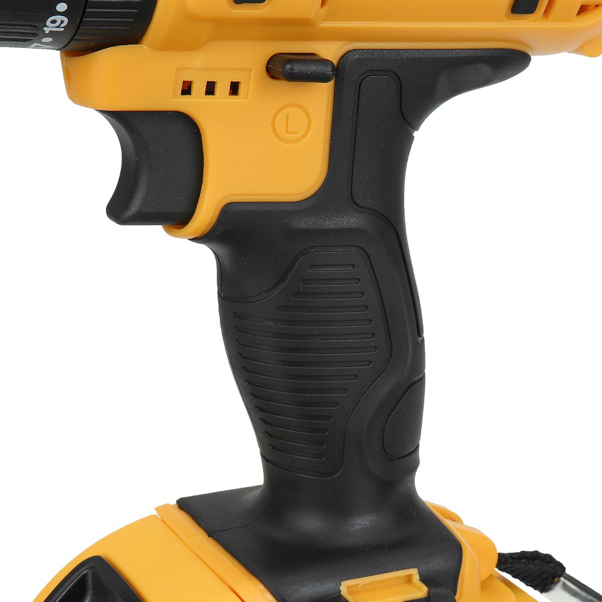 21V Multifunctional Handheld Drill with Digital Display Battery Powerful 1450RPM 180W Rated Power & Rechargeable Lithium-Ion Battery