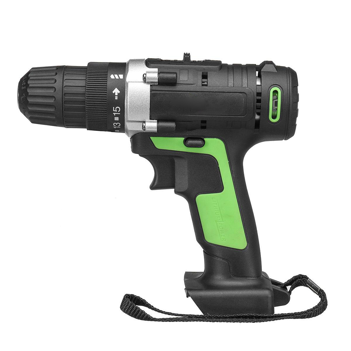 25V Electric Screwdriver 3.0Ah Li-ion Battery Rechargeable Cordless Drill 2 Speed