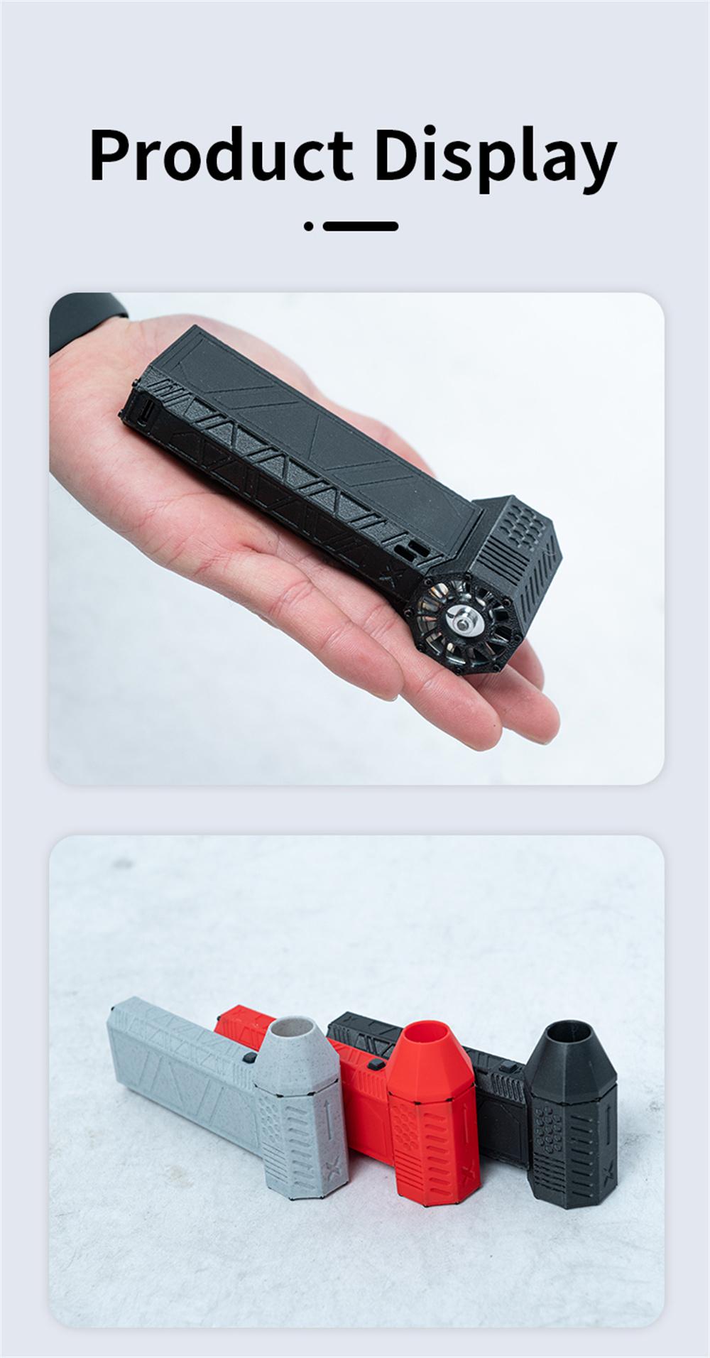 3+1 Speed Settings Super Power Turbo Fan with High Performance N52 Magnet Versatile Compact USB Charging Portable Design 2500mAH Long-Lasting Battery
