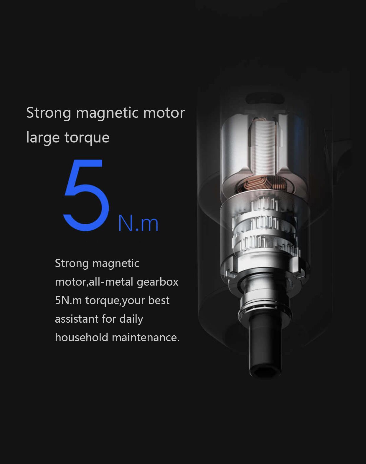 3.6V 2000mAh Cordless Rechargeable Screwdriver Li-ion 5N.m Electric Screwdriver With 12Pcs S2 Screw Bits for Home DIY