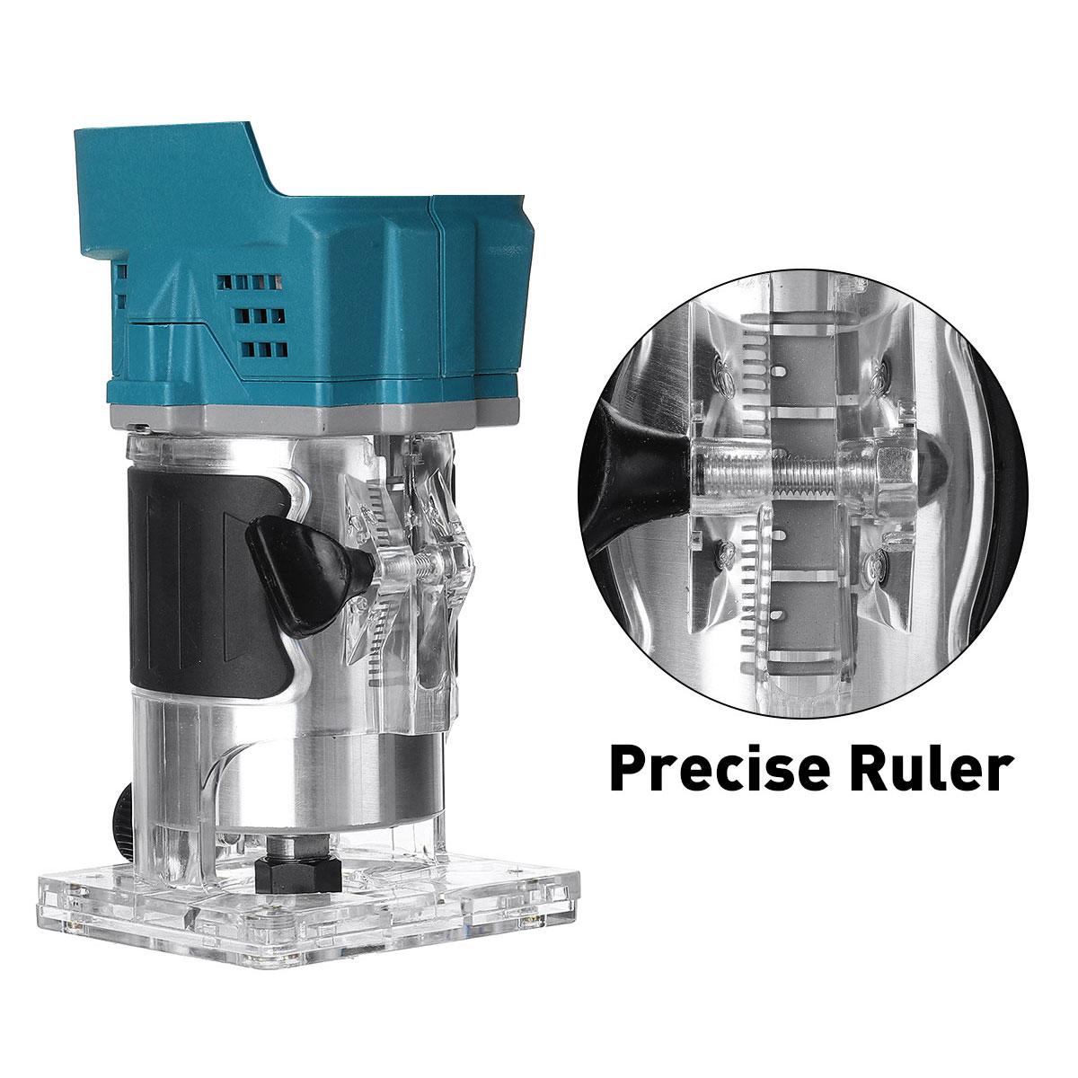 3000W Electric Trimmer Brushless Engraving Slotting Trimming Machine Wood Router Fit For 18V Battery