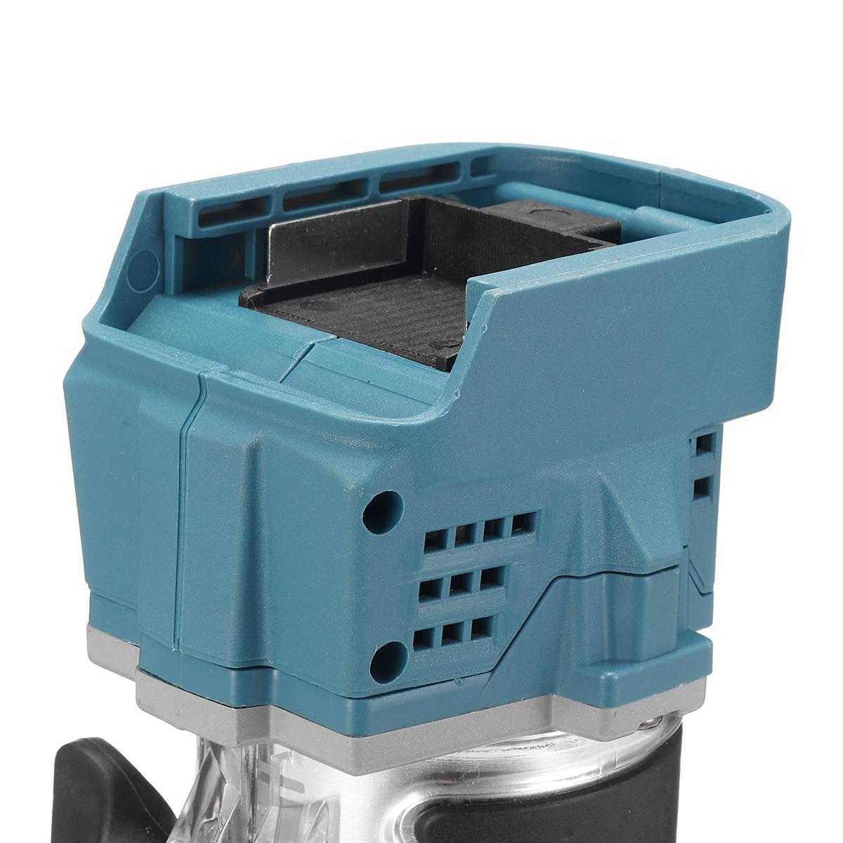 3000W Electric Trimmer Brushless Engraving Slotting Trimming Machine Wood Router Fit For 18V Battery