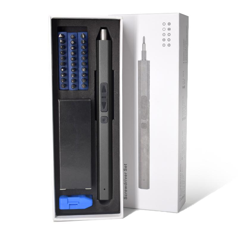 36 In 1 Precision Electric Screwdriver Set Type-C Fast Charging Screwdriver Set with LED Light Phone Repair Electric Tool