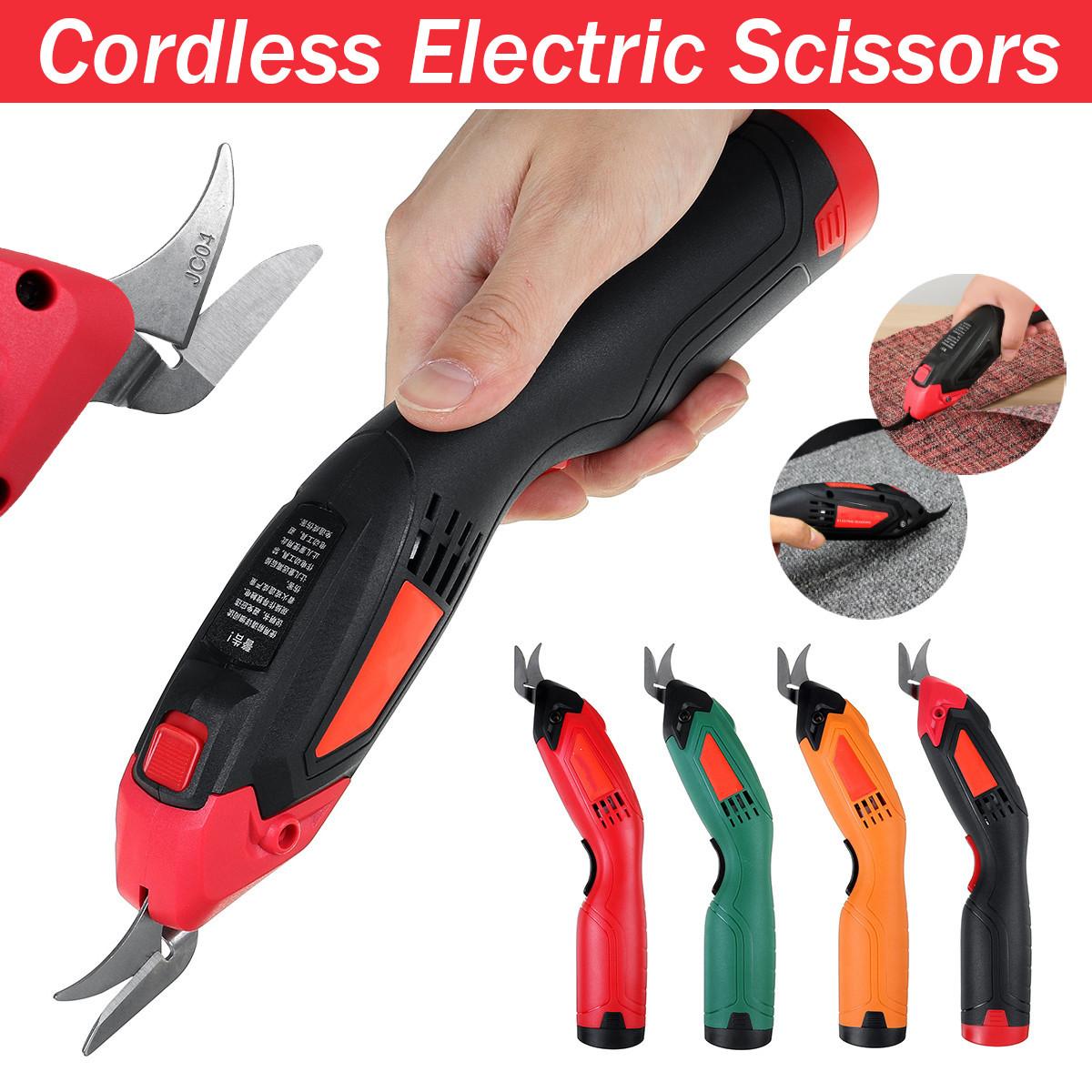 4000mAh 8000rmp Electric Cordless Scissors Portable Rechargeable Tailors Cutter W/ 1 Battery