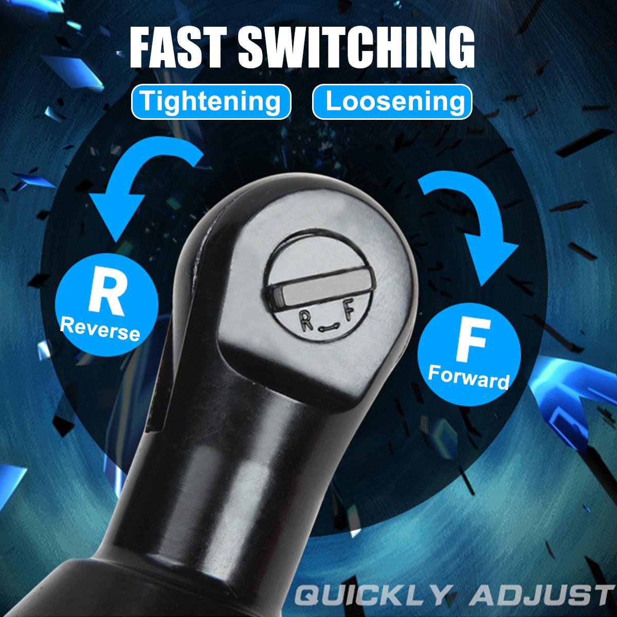 42V 100Nm Cordless Electric Wrench 3/8 Ratchet Wrench Set Angle Drill Screwdriver to Removal Screw Nut Car Repair Tool