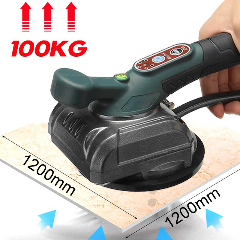 48V Cordless Tile Tiling Machine Vibrator Suction Fit For 120x120cm Ceramic Floor