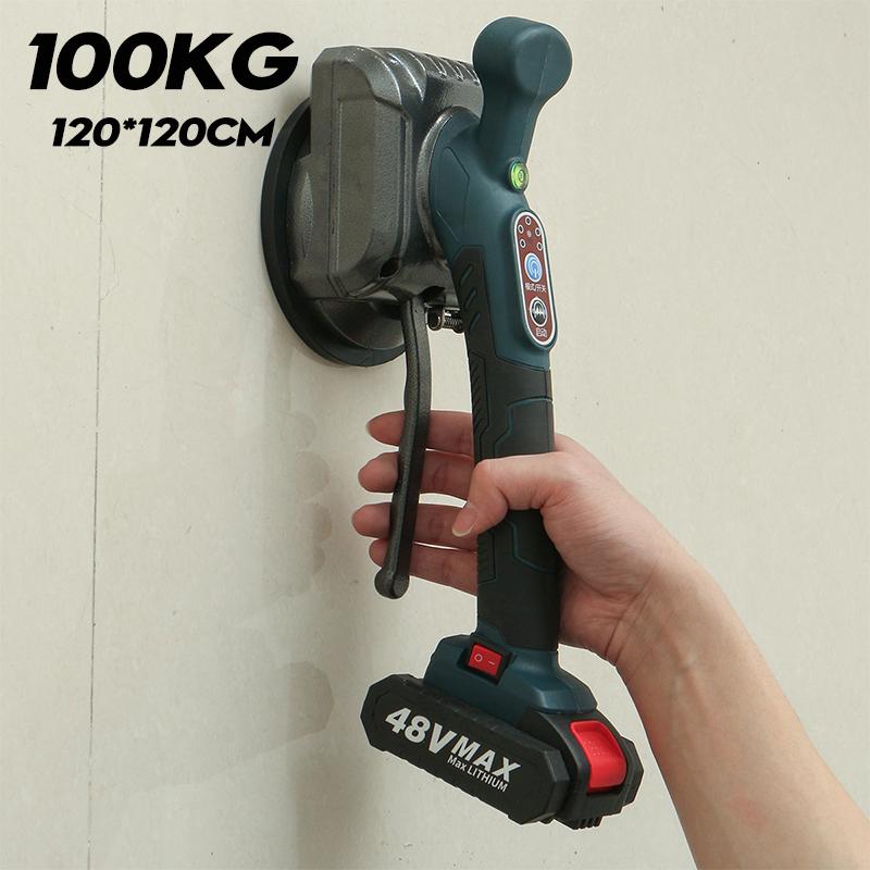 48V Cordless Tile Tiling Machine Vibrator Suction Fit For 120x120cm Ceramic Floor
